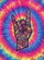 Rock On Hand Gesture Psychedelic Paisley Tie-Dye - Home Decor Gift Garden Flag - 6