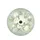 Creamy White Roses Forget-Me-Not Flowers Heart Sage Green Botanical Spare Tire Cover - 4
