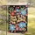 Now Is The Time For Peace Slogan Floral - Retro 60s 70s Home Decor Gift Garden Flag - 5