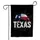 Texas Armadillo Texas Flag 'TEXAS' Letters - Home Decor Gift for Texas Fan Garden Flag - 3