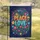 Peace Love Words Flowers Leaves Vines Hearts Starry Dots Home Decor Gift for Everyday Display Garden Flag - 5