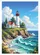 Majestic Lighthouse Keeper House Cliff Ocean Vista - Coastal Home Decor Gift for Sea Lover Garden Flag - 6