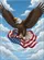 Bald Eagle American Flag - Independence Day Patriot Home Decor Gift for Veterans Garden Flag - 6