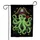 Green Octopus Pirate Treasure Chest Skull Emblem - Ocean Lover Home Decor Gift for Seafarers Garden Flag - 3