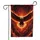 Majestic Bald Eagle Full Flight Fiery Inferno - Wildlife Lover Gift Garden Flag - 3
