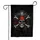 Menacing Pirate Skull Crossbones - Home Decor Gift for Pirate Lover Garden Flag - 3