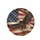Majestic Bald Eagle Weathered American Flag Independence Day Celebration Gift for Veterans Spare Tire Cover - 4