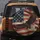 Majestic Bald Eagle Weathered American Flag Independence Day Celebration Gift for Veterans Spare Tire Cover - 5