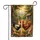 Black White Golden Roosters Chicks Wildflower Farm - Farmhouse Home Decor Gift Garden Flag - 3
