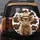 Fluffy Baby Highland Cow Cowboy Hat Plaid Bandana Cowhide Spots - Rustic Farmhouse Decor Spare Tire Cover - 5