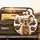 Fluffy Baby Highland Cow Cowboy Hat Plaid Bandana Cowhide Spots - Rustic Farmhouse Decor Spare Tire Cover - 2