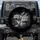 Intense Powerful Black White Snow Leopards Roaring Rugged Jungle - Wildlife Lover Gift Spare Tire Cover - 1