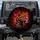 Red Leopard Black Rosettes Blue Eyes Profile View - Wildlife Lover Gift Spare Tire Cover - 1