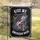 Kiss My American Bass Largemouth Fish American Flag - Independence Day Gift for Anglers Garden Flag - 5