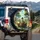 Three Cartoon Frogs Top Hat Bow Ties Carriage - Nature Lover Gift Spare Tire Cover - 3