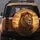 Majestic Male Lion Golden Savanna Sunset Acacia Trees African Landscape - Wildlife Lover Gift Spare Tire Cover - 5