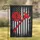 Distressed American Flag Firefighter Axe Maltese Cross - Firefighter Gift for First Responders Garden Flag - 1