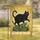 Black Cat Rattlesnake 'OH LAWD HE TREADIN'' - Humor Gift for Cat Lovers Garden Flag - 1