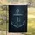 Classic Maritime Anchor Deep Ocean Current - Nautical Home Decor Gift for Ocean Lovers Garden Flag - 5