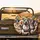 Five Cheerful Pitbull Dogs Autumn Road Landscape - Pitbull Lover Gift for Drivers Spare Tire Cover - 2