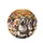 Five Cheerful Pitbull Dogs Autumn Road Landscape - Pitbull Lover Gift for Drivers Spare Tire Cover - 4