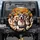 Five Cheerful Pitbull Dogs Autumn Road Landscape - Pitbull Lover Gift for Drivers Spare Tire Cover - 1