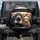 Fluffy Poodle Light Brown Puppies Driving Interior Car Scene - Dog Lover Gift for Pet Owners Spare Tire Cover - 1