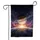 Cosmic Sunrise Planet Horizon Nebula - Space Lover Home Decor Gift Garden Flag - 3