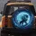 Roaring Lion Glowing Energy Silhouette Swirling Tendrils Deep Navy Night Sky - Wildlife Lover Gift Spare Tire Cover - 5