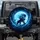 Roaring Lion Glowing Energy Silhouette Swirling Tendrils Deep Navy Night Sky - Wildlife Lover Gift Spare Tire Cover - 1
