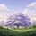 Lavender Flowering Tree Landscape Periwinkle Sky - Travel Essentials Gift Spare Tire Cover - 6