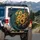 Lush Sunflowers Bouquet - Home Decor Gift for Art Lover Spare Tire Cover - 3