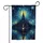 Gothic Castle Starry Night Reflection - Home Decor Gift Garden Flag - 3
