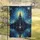 Gothic Castle Starry Night Reflection - Home Decor Gift Garden Flag - 5