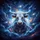 White Bull Electric Lightning Glowing Eyes Cosmic Galaxy - Vehicle Accessory Gift Spare Tire Cover - 6