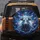 White Bull Electric Lightning Glowing Eyes Cosmic Galaxy - Vehicle Accessory Gift Spare Tire Cover - 5