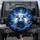 White Bull Electric Lightning Glowing Eyes Cosmic Galaxy - Vehicle Accessory Gift Spare Tire Cover - 1