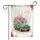 Teal Vintage Pickup Truck Pink Roses - Happy Mother's Day Gift for Mom Garden Flag - 3