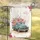 Teal Vintage Pickup Truck Pink Roses - Happy Mother's Day Gift for Mom Garden Flag - 5
