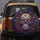 Sugar Skull Calavera Floral Vines - Day of the Dead Outdoor Car Accessory Gift Spare Tire Cover - 5