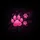 Hot Pink Paw Prints Upward Trailing Fluid Dust Trails - Pet Lover Gift Spare Tire Cover - 6