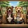 Smiling Pit Bull Dogs Car Interior - Dog Lover Everyday Gift Spare Tire Cover - 6