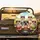 Five Sunglass Cats Driving Car - Road Trip Adventure Cat Lover Gift Spare Tire Cover - 2