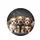Fluffy Shih Tzu Puppies Rainbow Headband Bow Tie - Dog Lover Home Decor Gift Spare Tire Cover - 4