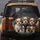 Fluffy Shih Tzu Puppies Rainbow Headband Bow Tie - Dog Lover Home Decor Gift Spare Tire Cover - 5