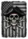 Realistic Pirate Skull Tricorn Hat Crossed Bones Distressed American Flag Home Decor Garden Flag - 6