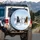 Three Galloping Horses Snow Landscape - Equestrian Winter Wildlife Lover Gift Spare Tire Cover - 3