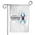 Light Blue Awareness Ribbon Red Blood Drop - November Diabetes Awareness Month Gift Garden Flag - 3