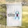 Light Blue Awareness Ribbon Red Blood Drop - November Diabetes Awareness Month Gift Garden Flag - 5