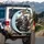 Fluffy Raccoon Driving Steering Wheel Car Cabin - Wildlife Road Trip Gift Spare Tire Cover - 3